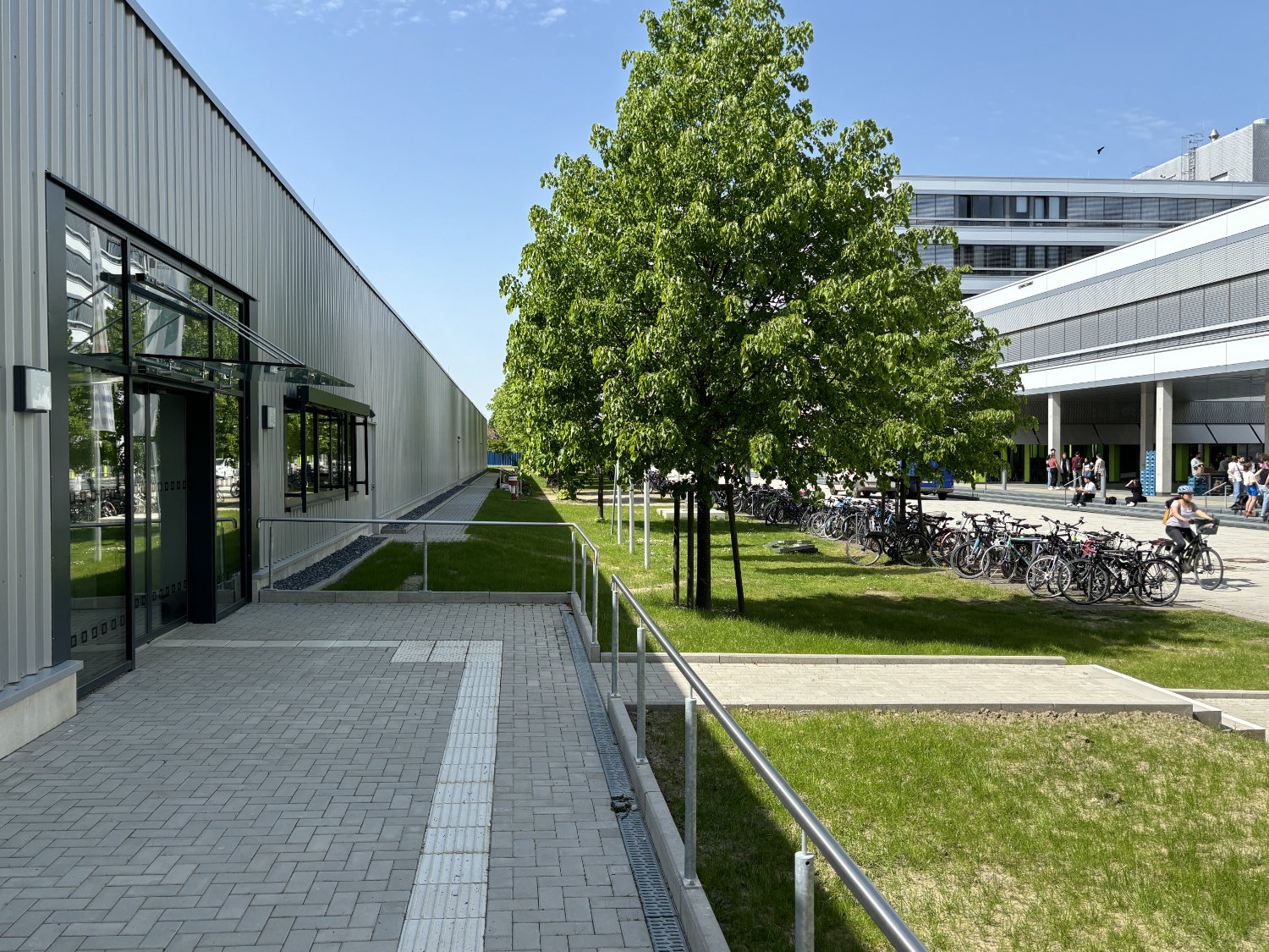 Interim Building of the University Library: Main Entrance