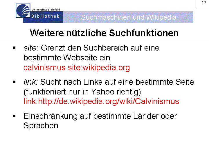 Folie aus der Online-Präsentation