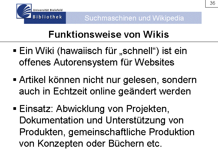 Folie aus der Online-Präsentation