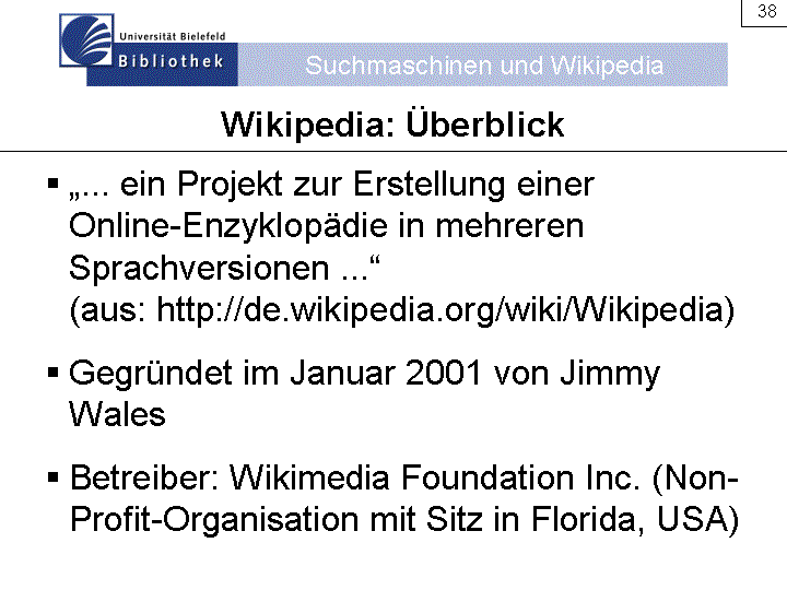 Folie aus der Online-Präsentation