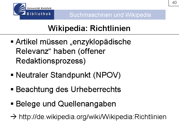 Folie aus der Online-Präsentation