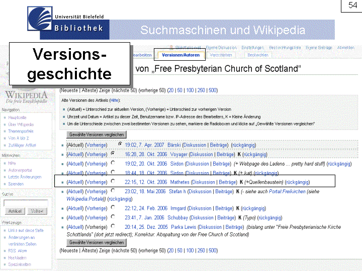 Folie aus der Online-Präsentation